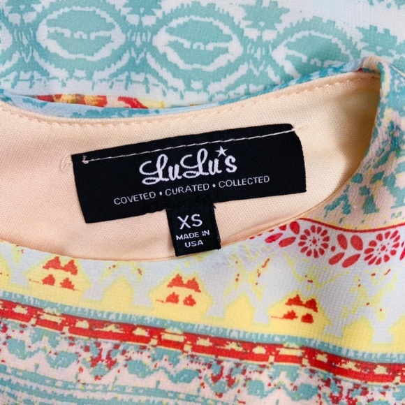 Lulu’s Paisley Printed Shift Mini Dress - Picture 9 of 10